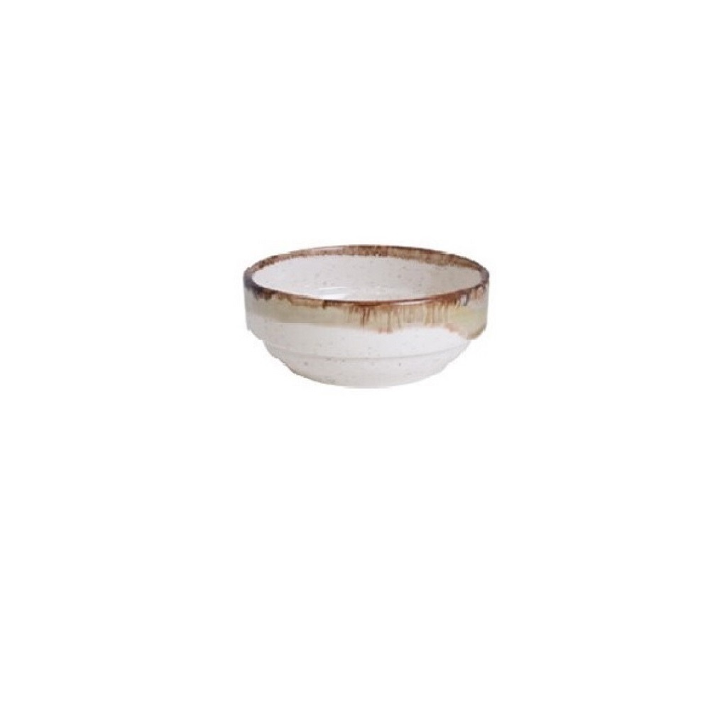 201-0070.jpg COK - CANDEM ORGANIC BEIGE BOWL 10 CM - Image 1