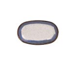 COK - CANDEM ORGANIC BLUE OVAL PLATE 15 x 9 CM