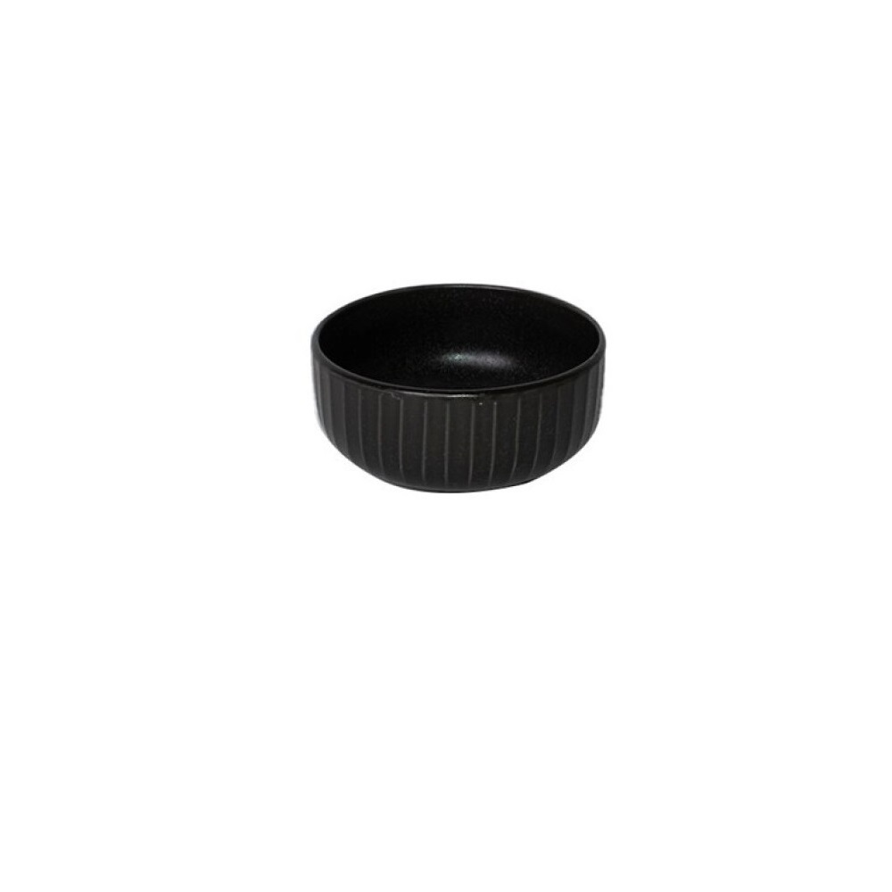 201-0147.jpg COK - GORDION CANDEM BLACK HIGH BOWL 11.5 CM - Image 1
