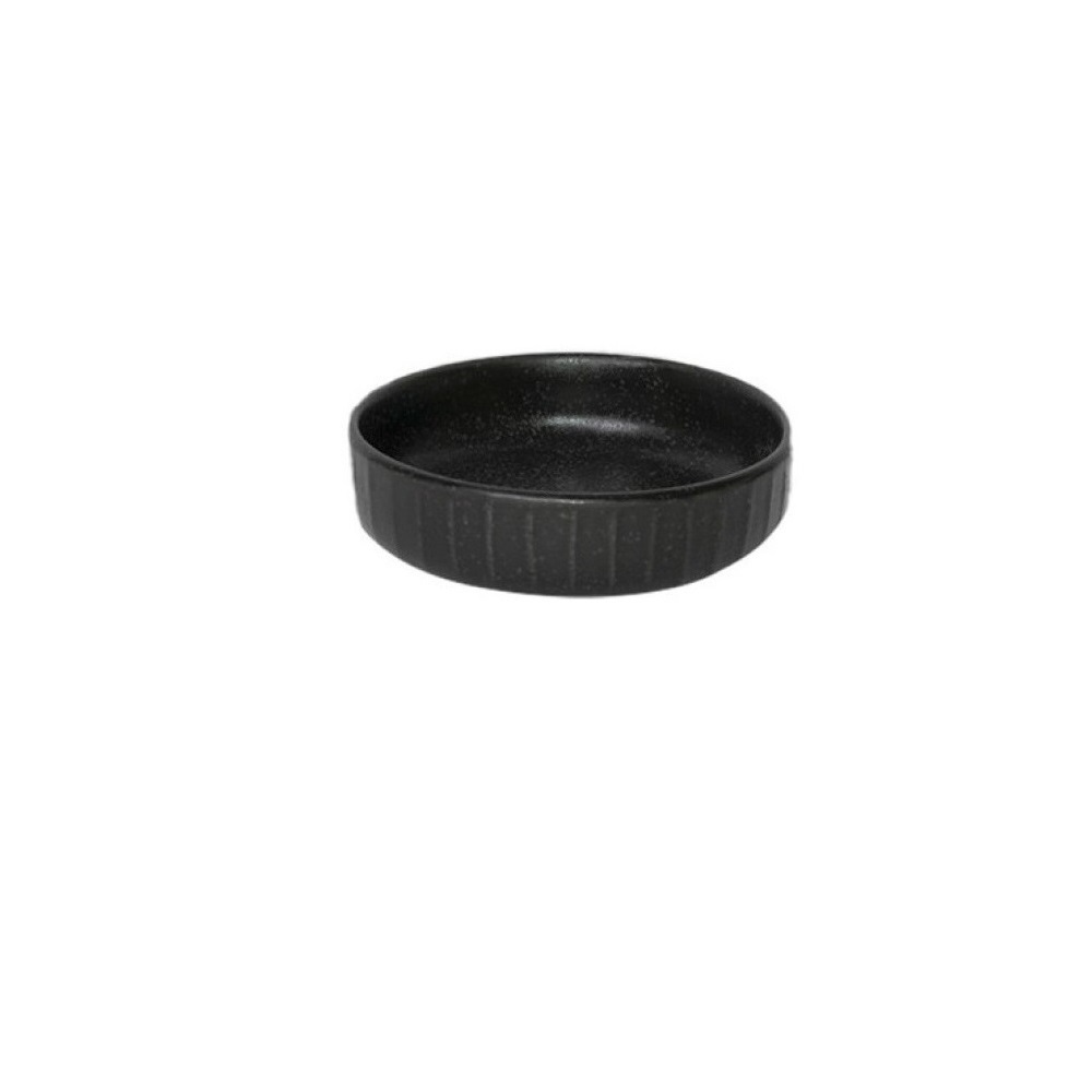 201-0167.jpg COK - GORDION CANDEM BLACK LOW BOWL 13 CM - Image 1