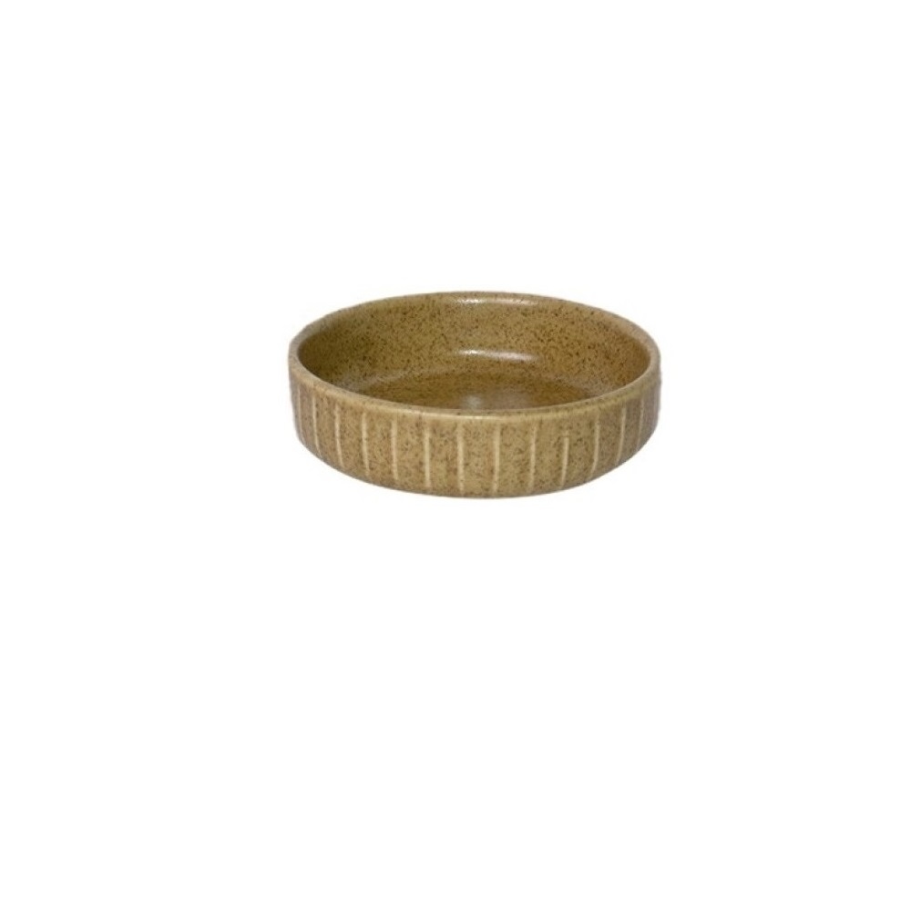 201-0169.jpg COK - GORDION CANDEM BROWN LOW BOWL 13 CM - Image 1
