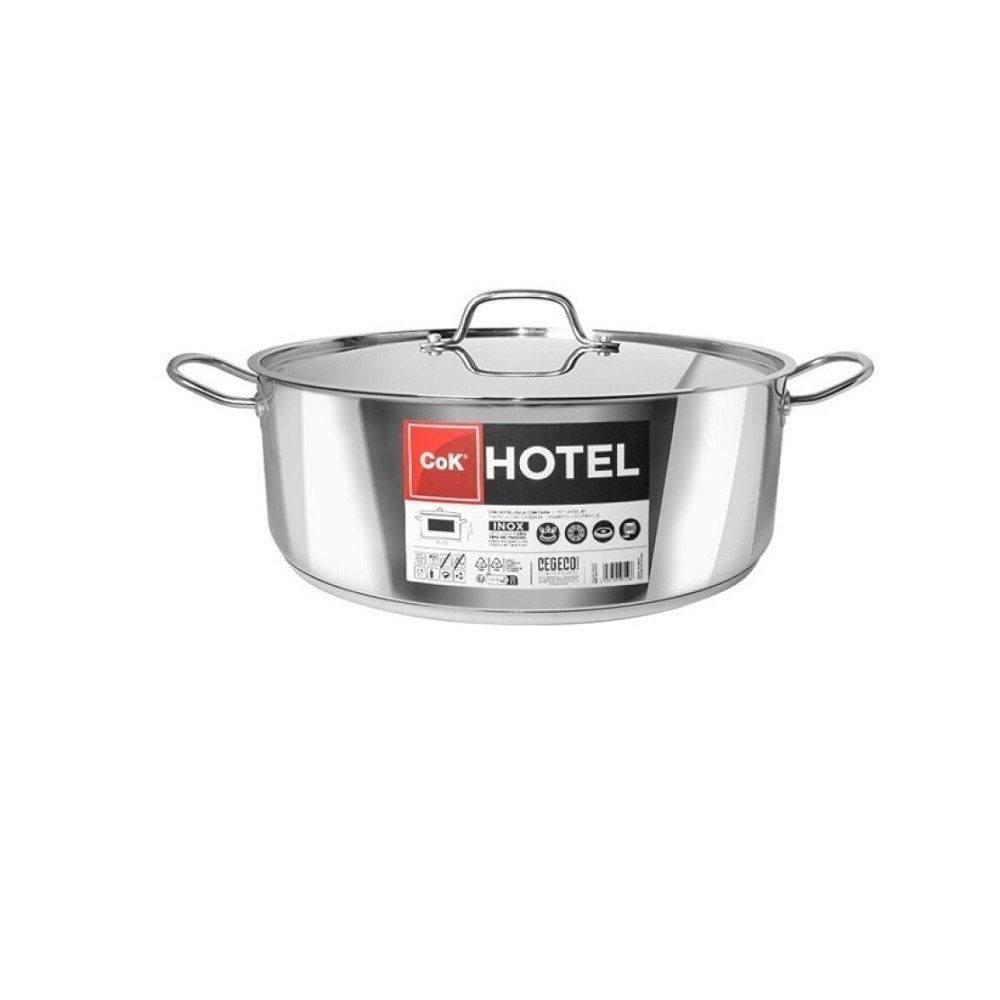 99-0008.jpg COK - HOTEL CASSEROLE WITH LID 28 x 11 CM / 6.6 L - Image 1