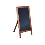 NOV - CHALK BOARD SINGLE-SIDED CURVED COFFEE BROWN 50 x 100 CM