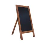 NOV - CHALK BOARD SINGLE-SIDED CURVED BROWN 69 x 145 CM