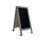 NOV - CHALK BOARD DOUBLE-SIDED CURVED GREY 60 x 122 CM