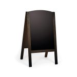 NOV - CHALK BOARD DOUBLE-SIDED CURVED GREY 47.4 x 81.3 CM