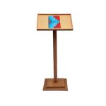 NOV - MENU FLOOR STAND NATURAL BROWN 56 x 34 x 118 CM