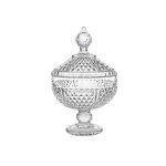 COK - CANDY/DRIED FRUIT GLASS BOWL KLEOS 15 CM H: 25 CM