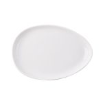 ALAR - SILICE WHITE ALPHA OVAL TRAY 36 x 25 CM