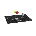 NOV - BAR MAT RUBBER BLACK 30 x 17 CM