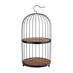 APS - BUFFET STAND BIRDCAGE 2 WOODEN TIER 26 x 54 CM