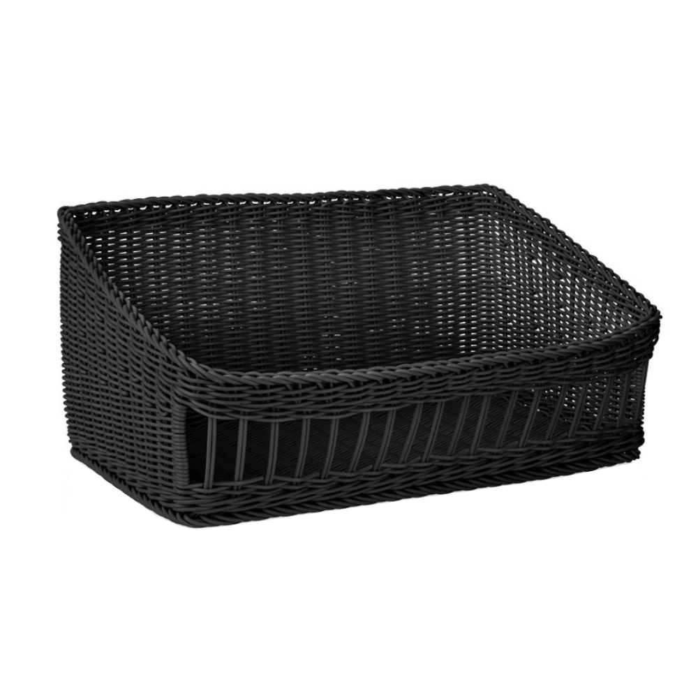 5087060.jpg WAS - WEAVER PRO BASKET RECTANGULAR 60 x 40 x 27 CM BLACK - Image 1