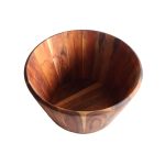 ASH - ACACIA WOODEN CONICAL BOWL 29 x 16 CM