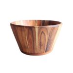 ASH - ACACIA WOODEN CONICAL BOWL 29 x 16 CM - Image 2