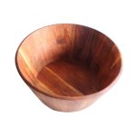 ASH - ACACIA WOODEN CONICAL BOWL 34 x 16 CM