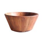 ASH - ACACIA WOODEN CONICAL BOWL 34 x 16 CM - Image 2