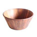 ASH - ACACIA WOODEN CONICAL BOWL 43 x 16 CM