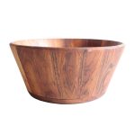 ASH - ACACIA WOODEN CONICAL BOWL 43 x 16 CM - Image 2