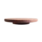 ASH - ACACIA WOODEN REVOLVING TRAY 40 x 5.5 CM