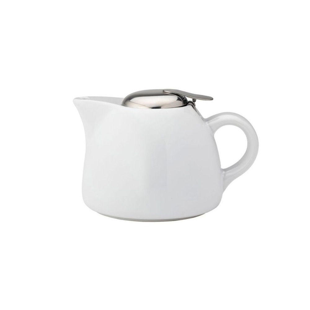 CT9019.jpg UTOPIA - BARISTA WHITE TEAPOT 45 CL - Image 1