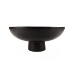MT - OLEIROS BLACK BUFFET FOOTED BOWL 40 x 11.5 CM - Image 2