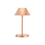 UTOPIA - ARUBA LED CORDLESS LAMP 23 CM BRUSHED COPPER