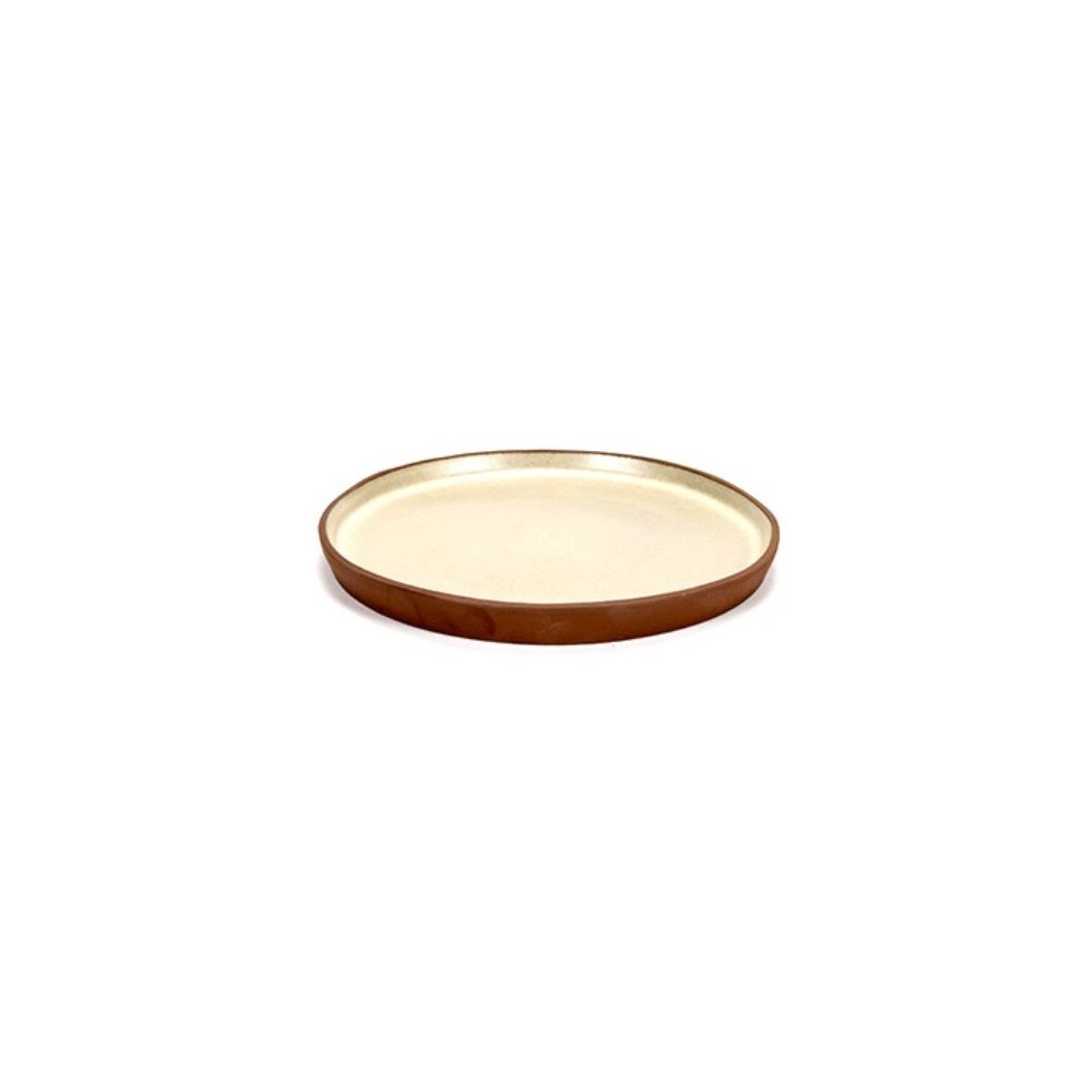 K1023.VD1219-66.jpg MT - TERRA CREAM DESSERT PLATE 19 CM - Image 1
