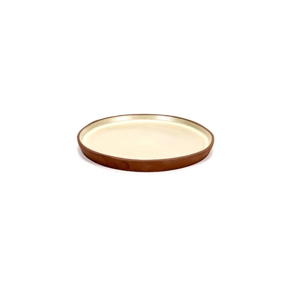 K1025.VD1219-66.jpg MT - TERRA CREAM DESSERT PLATE 24 CM - Image 1