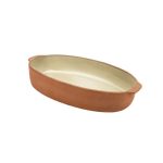 MT - TERRA CREAM OVAL BAKER DISH 29.5 x 19 x 6 CM