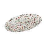 *DISCONTINUED - ESPIEL - BLOSSOM OVAL PLATTER 33 x 22 CM