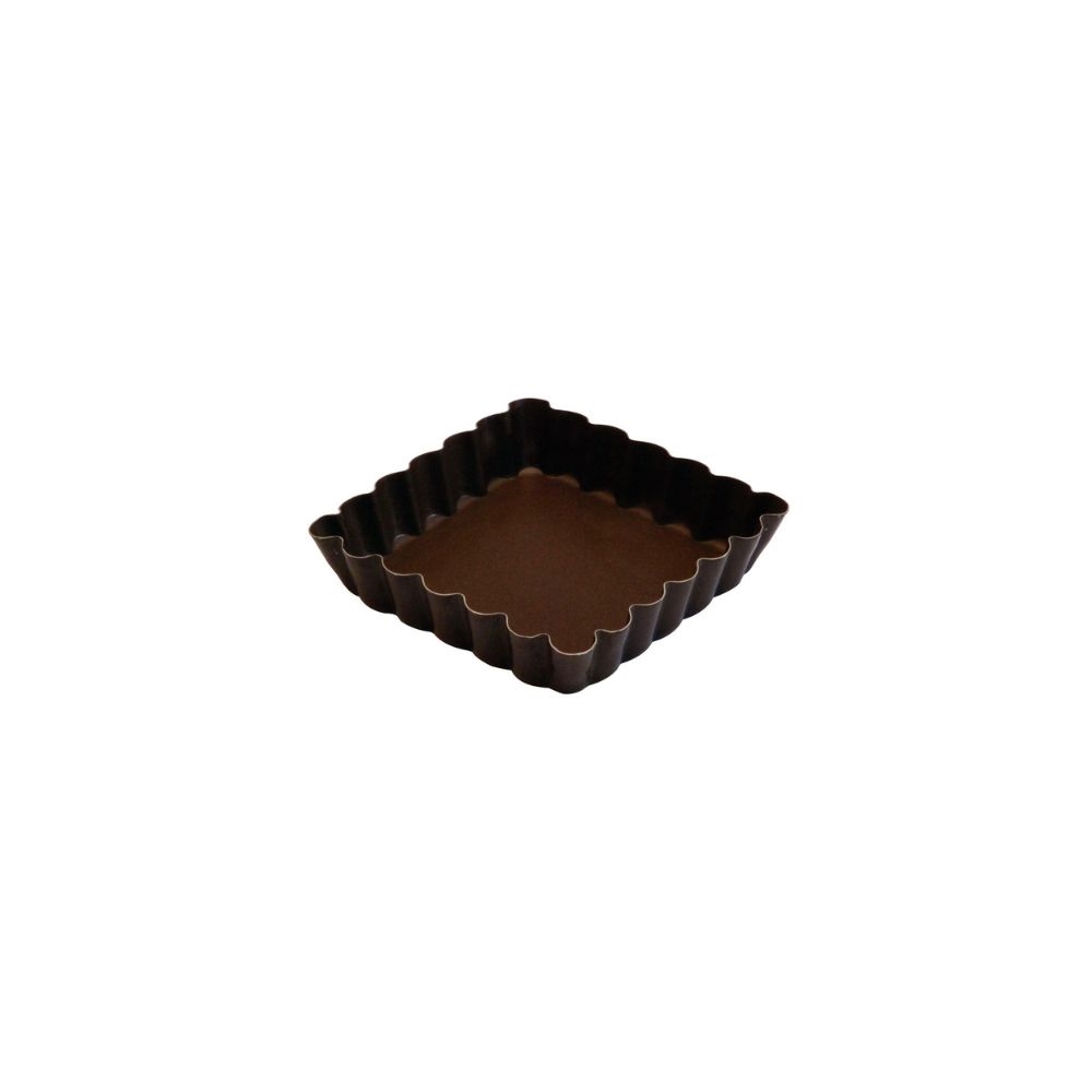 294370.jpg LT - SQUARE FLUTED TARTLET PAN NON-STICK 10 x 10 CM - Image 1