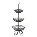 *DISCONTINUED - TC - MEDITERRANEAN COLLECTION THREE TIERED BASKET