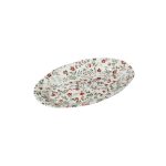 *DISCONTINUED - ESPIEL - BLOSSOM OVAL PLATTER 22 x 14 CM