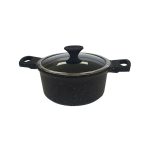 TOU - LAMAR BLACK CASSEROLE WITH LID 20 CM GRATIN INDUCTION KSSTG20