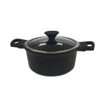 TOU - LAMAR BLACK CASSEROLE WITH LID 24 CM GRATIN INDUCTION KSSTG24