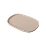 NEW BONE - FLAKES VANILLA OVAL PLATTER 24 x 16 CM