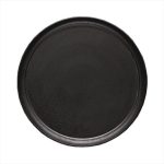 PLATO - WINGS BLACK MATT FLAT PLATE 29 CM