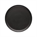 PLATO - WINGS BLACK MATT FLAT PLATE 23 CM