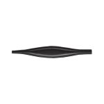 PLATO - WINGS BLACK MATT EARED OVAL INNER SAUCE PLATE 27 x 4.5 CM