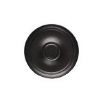 PLATO - WINGS BLACK MATT CAPPUCCINO SAUCER 15.4 CM