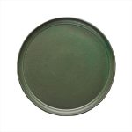PLATO - WINGS GREEN MATT FLAT PLATE 26 CM