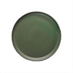 PLATO - WINGS GREEN MATT FLAT PLATE 20 CM