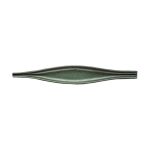PLATO - WINGS GREEN MATT EARED OVAL INNER SAUCE PLATE 32 x 4 CM