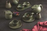 PLATO - WINGS GREEN MATT CAPPUCCINO CUP 220 ML - Image 2