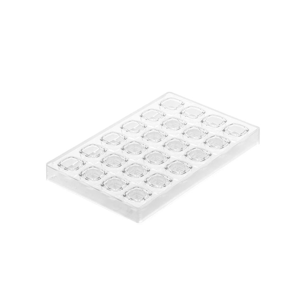 52.917.86.0065.jpg SILIKOMART - CUPOLA P TRITAN MOULD N.24 TRANSPARENT 26 x 26 x 16 MM - Image 1