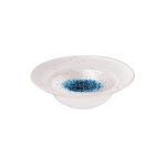 BNOV - DECOR MELAMINE PASTA BOWL WHITE/BLUE 23 CM / 600 ML