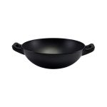 NOV - MELAMINE WOK WITH HANDLES BLACK 31.5 x 24.5 x 8 CM