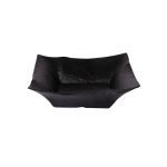 BNOV - SQUARE MELAMINE DEEP BOWL BLACK 30.6 x 9.3 CM