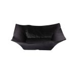 NOV - MELAMINE SQUARE DEEP BOWL BLACK 36 x 11 CM