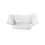 NOV - MELAMINE SQUARE DEEP BOWL WHITE 36 x 11 CM